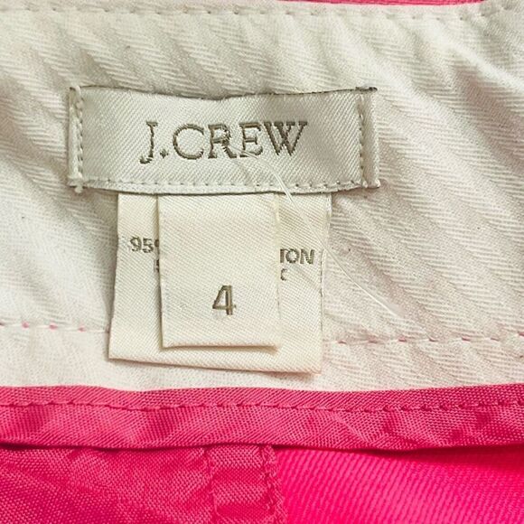 J. Crew Womens Pink Knee Length Form Fitting High Rise No. 2 Pencil Skirt Size 4 - Picture 4 of 7